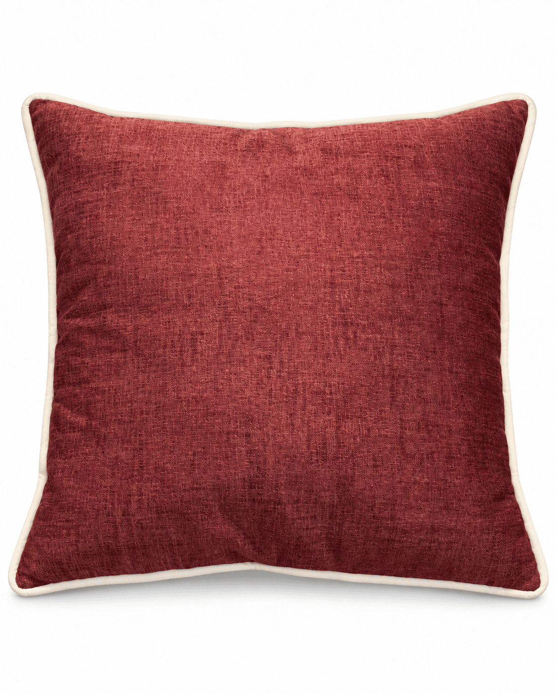 Claret Piped Cushion