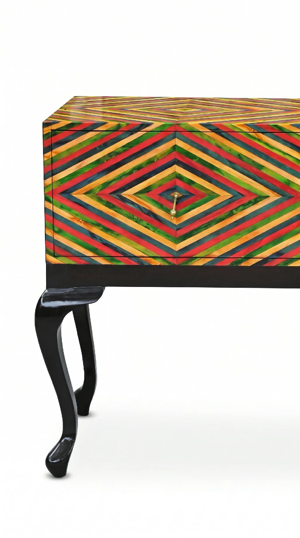 Prism Kilim Accent Stool