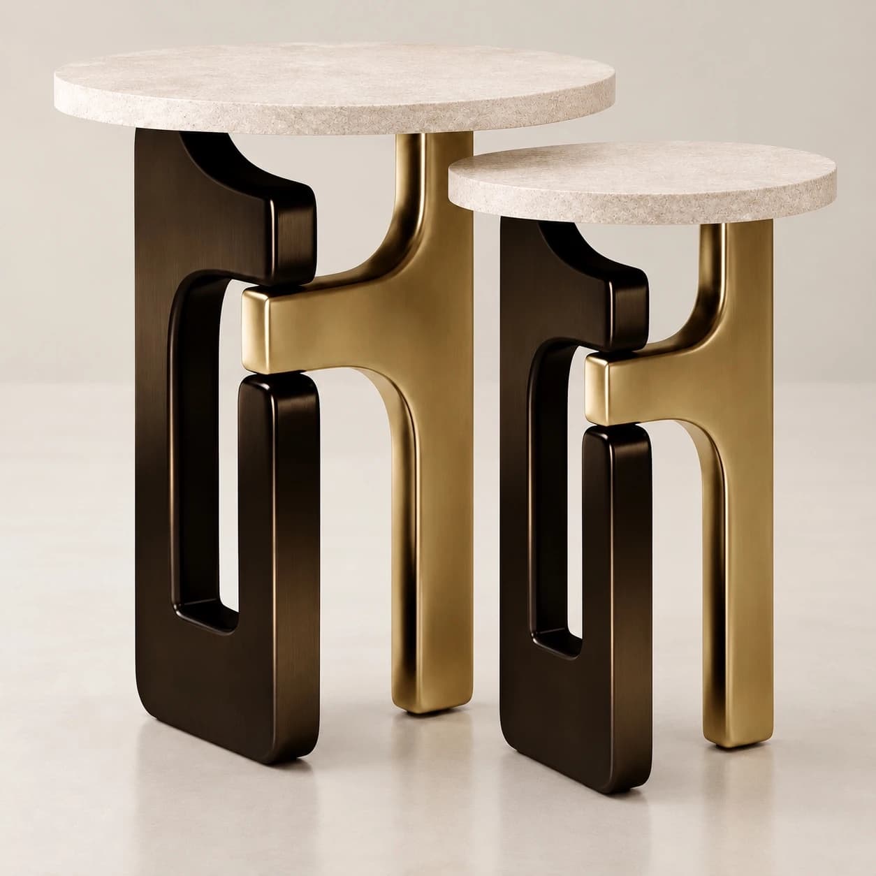 Sculptural Nesting Tables