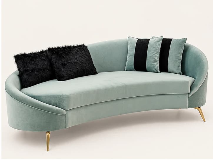 Celeste Curved Chaise