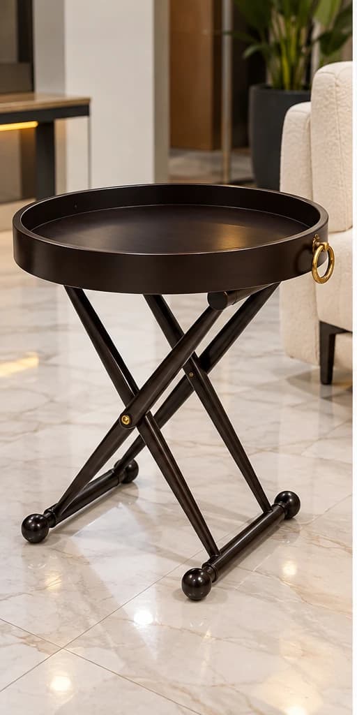 Noir Butler Tray Table