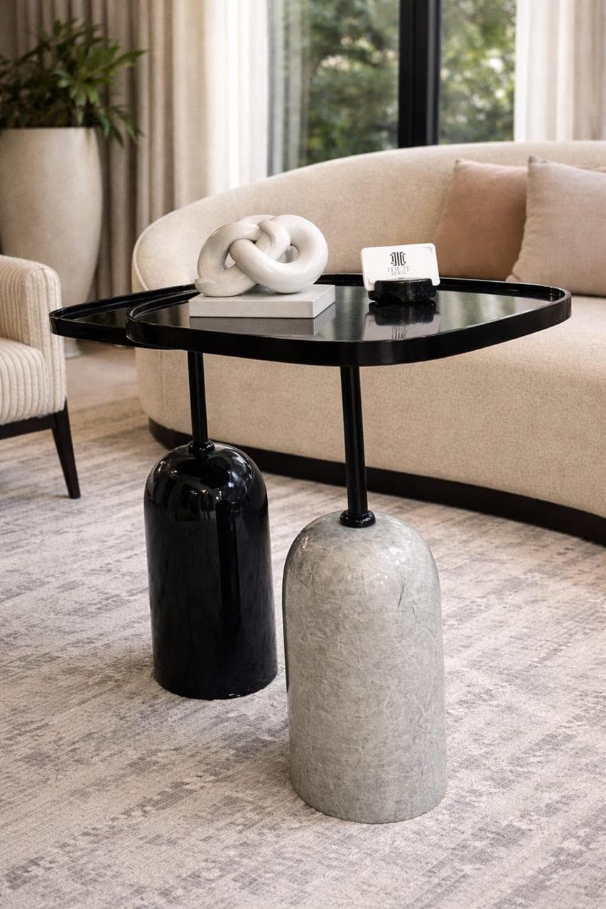 Arco Dual-Pedestal Table