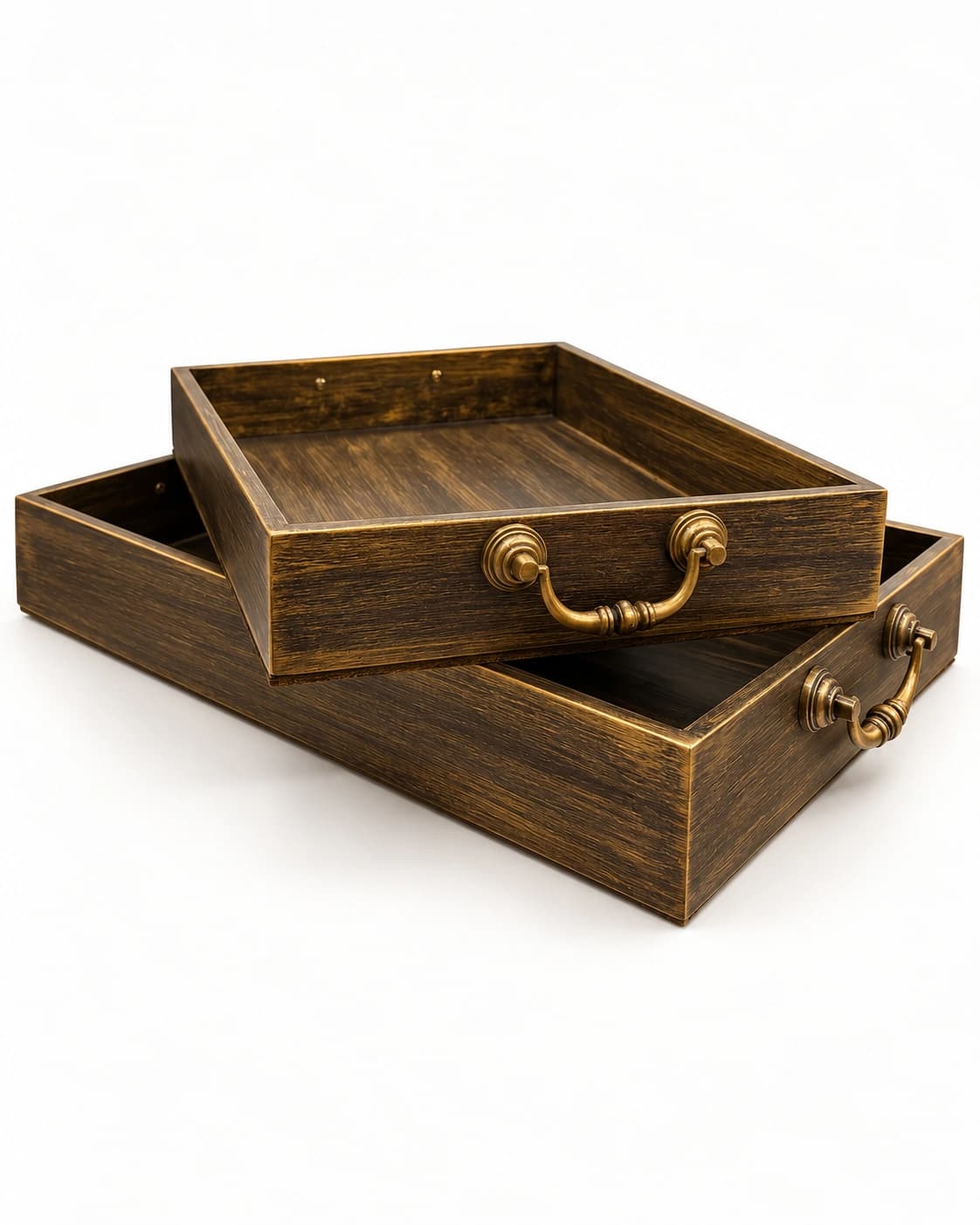Umber Grain Tray Set